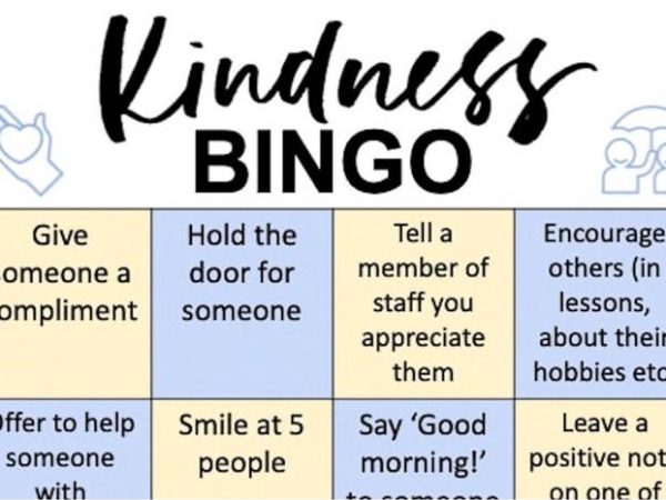 Kindness Bingo - Achieving Success Through Kindness