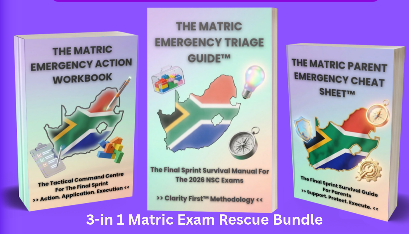 How To Avoid Silly Mistakes in SA Matric Maths Exams 3 3 in 1 Matric Exam Rescue Bundle