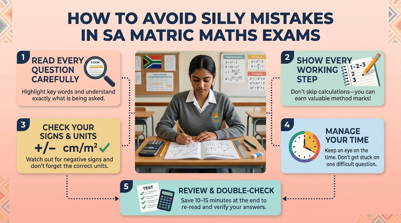 How To Avoid Silly Mistakes in SA Matric Maths Exams 1 How To Avoid Silly Mistakes in SA Matric Maths Exams_1