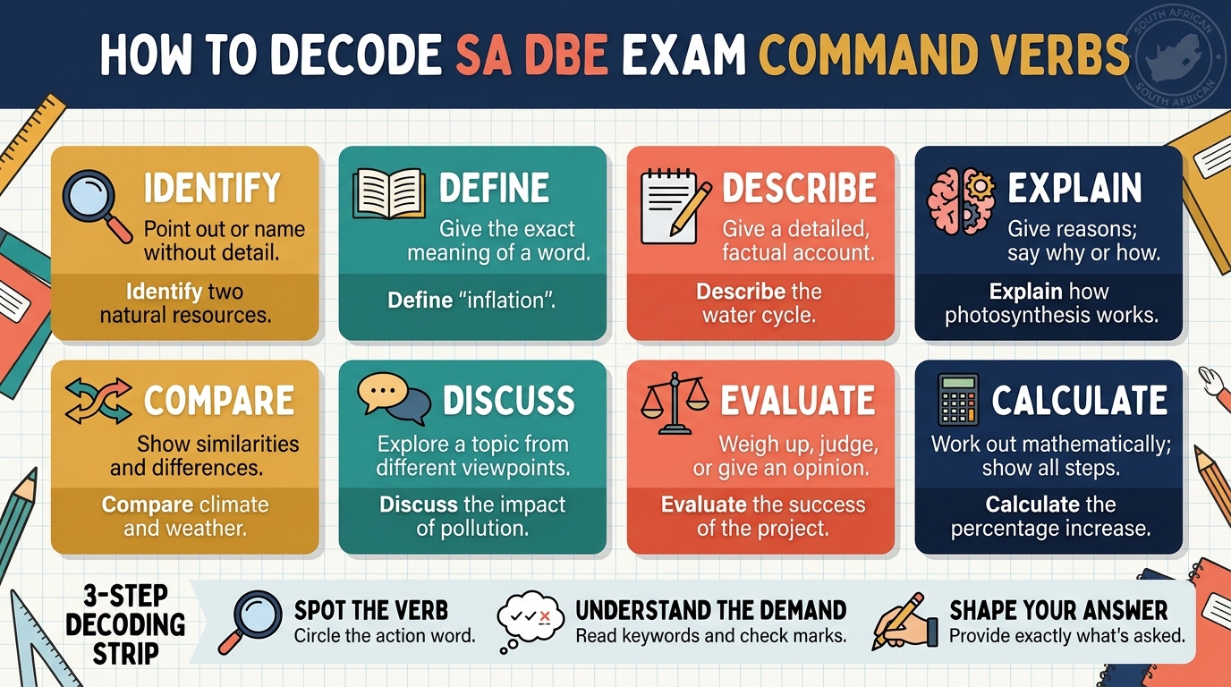How to Decode SA DBE Exam Command Verbs_1