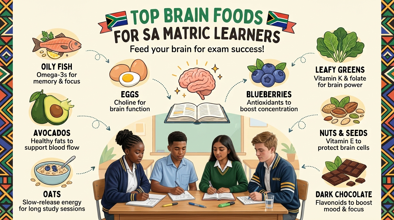 Top Brain Foods for SA Matric Learners